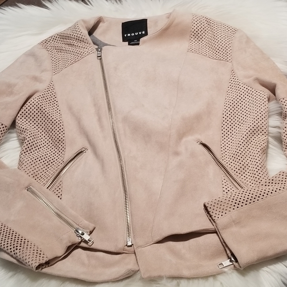 Trouve blush pink blazer jacket
